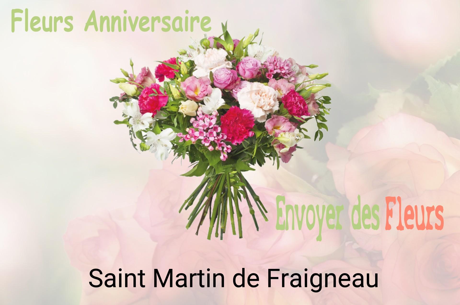 Bouquet de fleurs d’anniversaire livré à Saint-Martin-de-Fraigneau